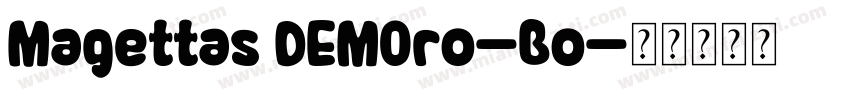 Magettas DEMOro-Bo字体转换
